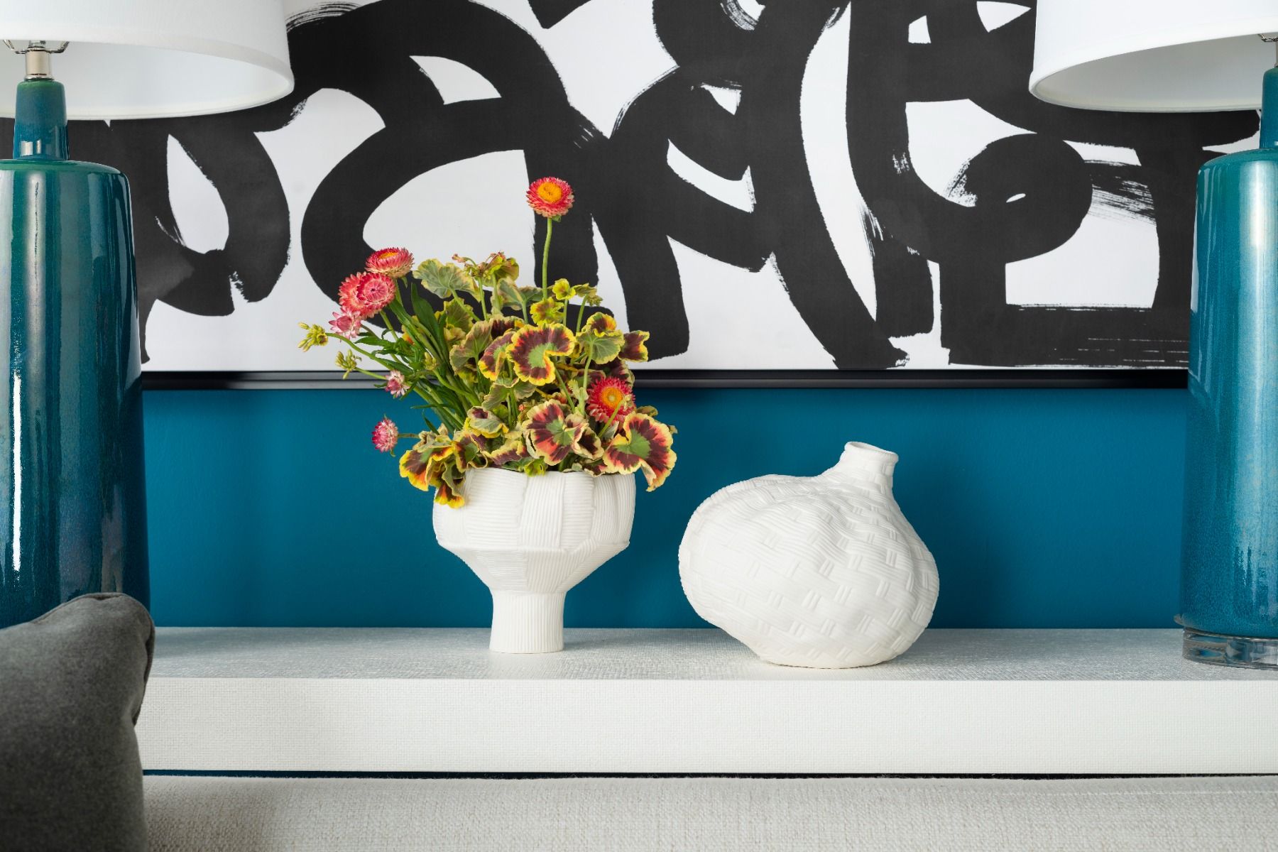 Krissa Small Vase / Blanc de Chine-Villa & House-Blue Hand Home