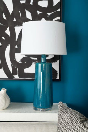 Edgware Lamp / Green Lapis-Villa & House-Blue Hand Home