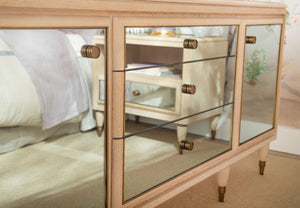 Sofia 3-Drawer & 2-Door Cabinet / Sand-Villa & House-Blue Hand Home