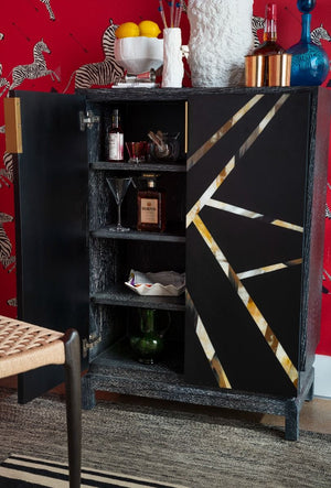 Emmett Cabinet / Black-Villa & House-Blue Hand Home