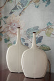 Vence Medium Vase / Blanc de Chine and Dark Amber-Villa & House-Blue Hand Home