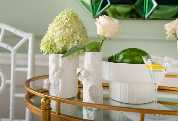Branch Small Vase / Blanc de Chine-Villa & House-Blue Hand Home