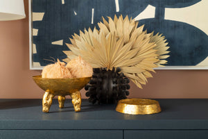 Maros Bowl / Gold Leaf-Villa & House-Blue Hand Home