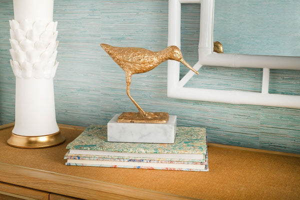 Piper Statue / Gold Leaf-Villa & House-Blue Hand Home