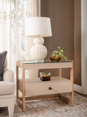Elton 1-Drawer Side Table / Oyster-Villa & House-Blue Hand Home