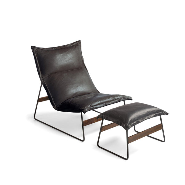 Drift Ottoman - Environment-Blue Hand Home