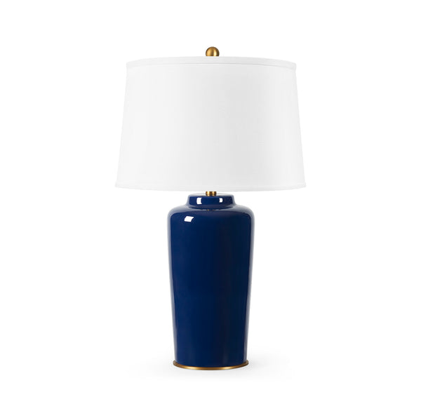 Draper Lamp Without Shade-Blue Hand Home