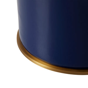 Draper Lamp Without Shade-Blue Hand Home