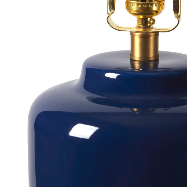 Draper Lamp Without Shade-Blue Hand Home