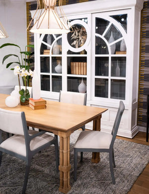 Farringdon Rectangular Dining Table 96''-Blue Hand Home