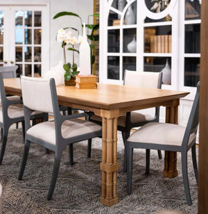 Farringdon Rectangular Dining Table 96''-Blue Hand Home
