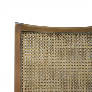 Bramble Dulwich Dining Chair In Straw Wash W/ Arctic White Performance Fabric-Bramble-Blue Hand Home