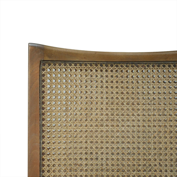 Bramble Dulwich Dining Chair In Straw Wash W/ Arctic White Performance Fabric-Bramble-Blue Hand Home