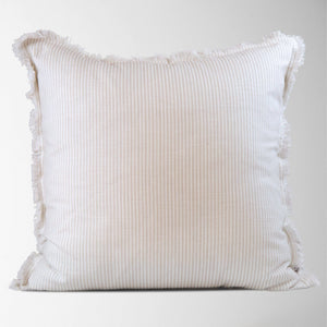 Magnolia Ticking Stripe Pillow Cover – Classic, Cotton-Blue Hand Home