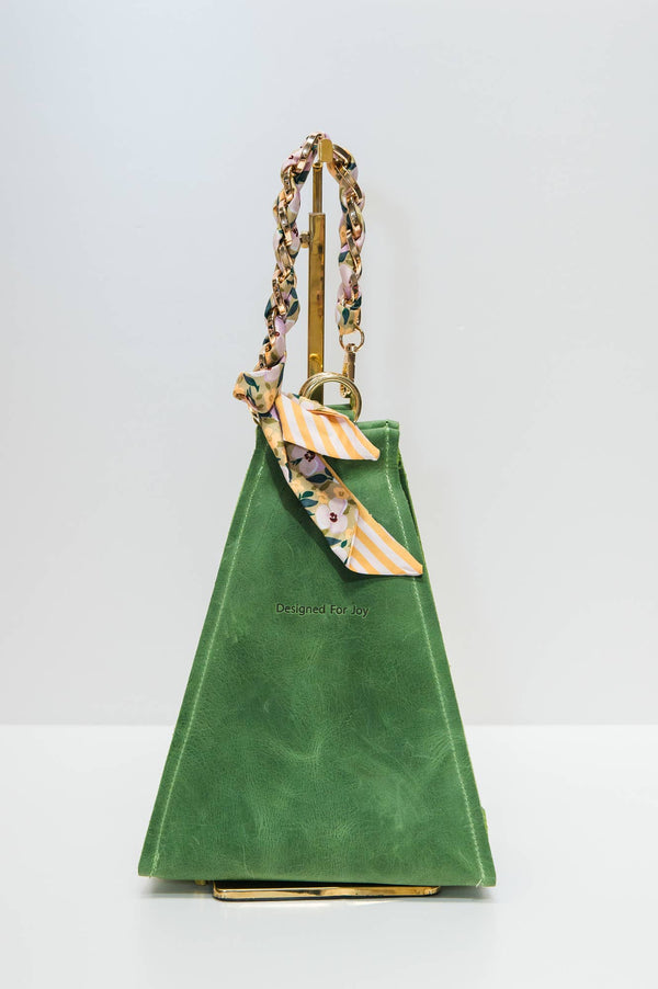 Leather Bucket Bag, Medium Size - The Millie-Blue Hand Home