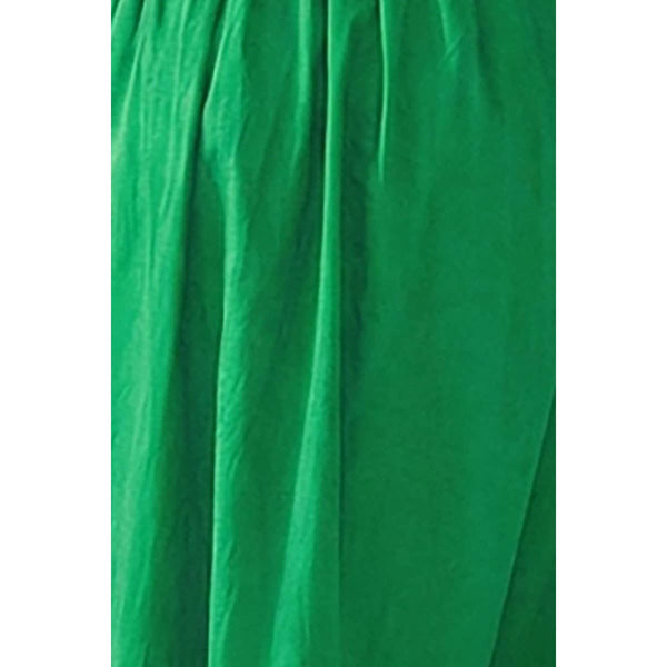 Ruched Front Tie Top-Blue Hand Home
