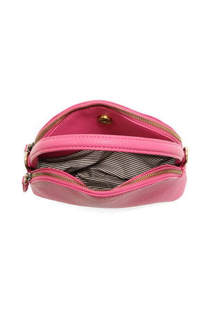 Larissa Double Zip Dome Crossbody-Blue Hand Home