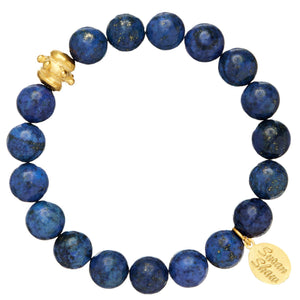 Bailey Stretch Bracelet - Blue Lapis-Blue Hand Home