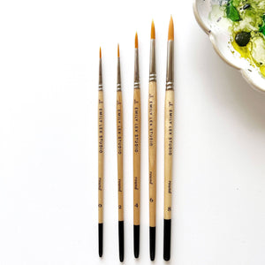 Watercolor paintbrush set-Blue Hand Home