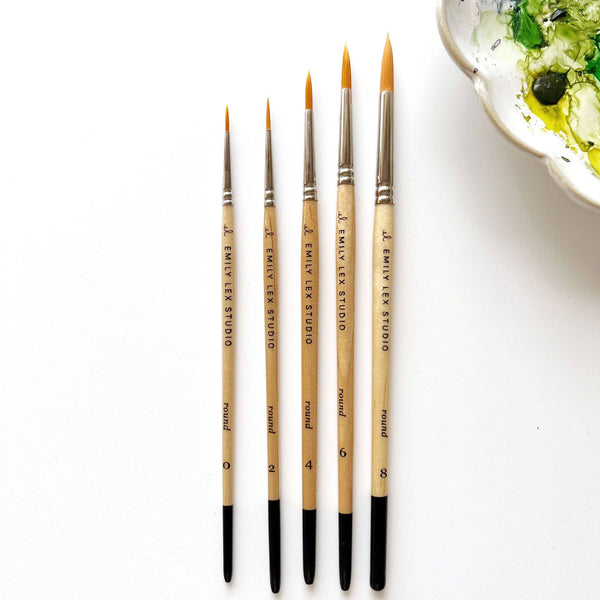 Watercolor paintbrush set-Blue Hand Home