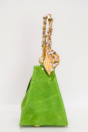 Leather Bucket Bag, Medium Size - The Millie-Blue Hand Home