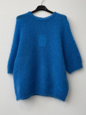 80% kid mohair sweater 3011: Navy-Blue Hand Home