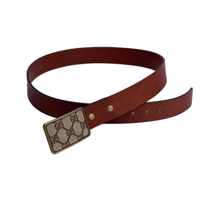 Boujee Belt | Upcycled Gucci & Leather-Blue Hand Home