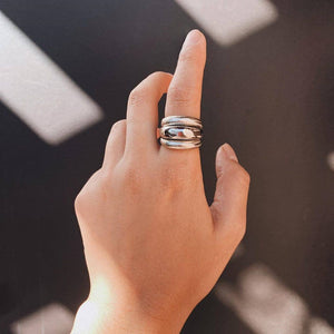 Bistro Ring-Blue Hand Home