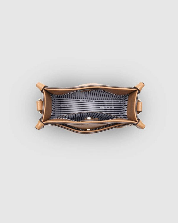 Parker Crossbody Bag - Camel-Blue Hand Home