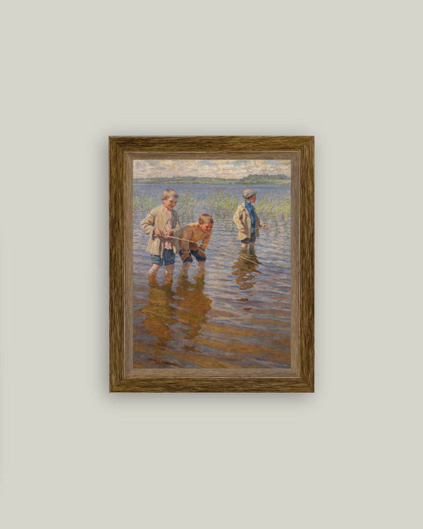 Mid-Day Fishing-Blue Hand Home
