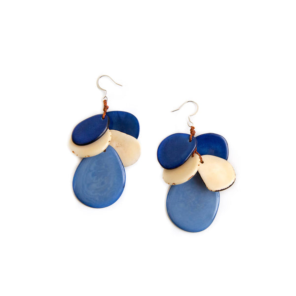 Jordin Earrings-Blue Hand Home