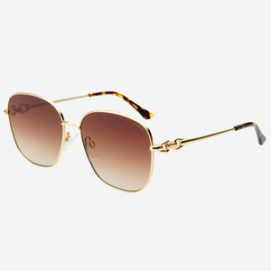 Lea Womens Round Sunglasses