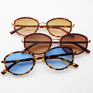 Jordan Acetate Oval Sunglasses