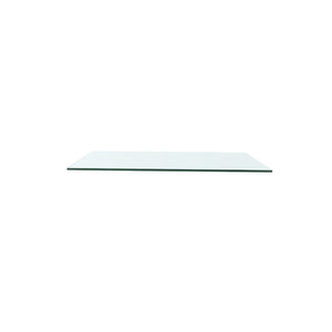 Elina 3-Drawer Side Table Glass Top, Clear