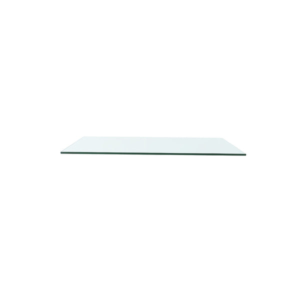 Elina 3-Drawer Side Table Glass Top, Clear