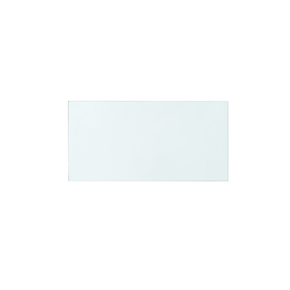 Elina 3-Drawer Side Table Glass Top, Clear-Blue Hand Home
