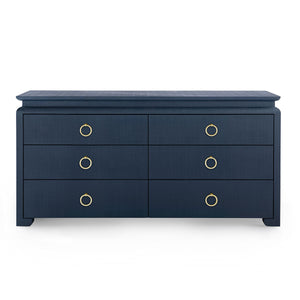 Elina Extra Large 6-Drawer, Storm Blue