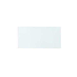 Elina 3-Drawer Side Table Glass Top, Clear-Blue Hand Home
