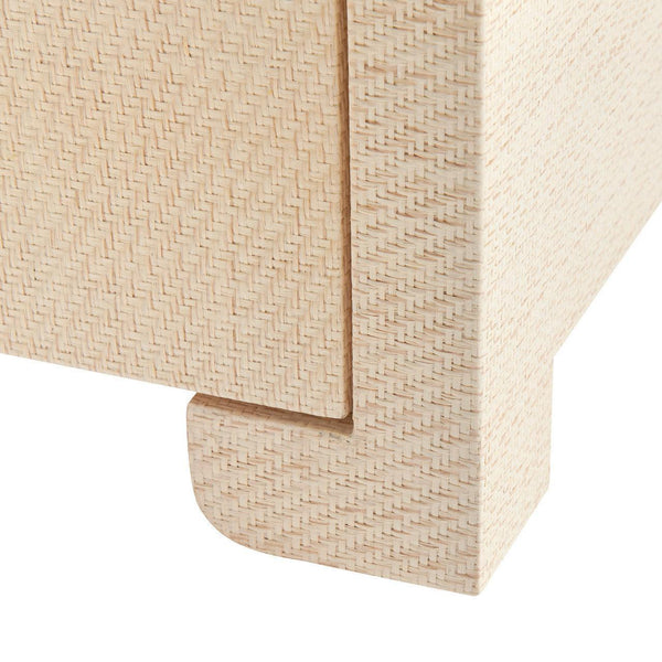 Elina 3-Drawer Side Table-Blue Hand Home