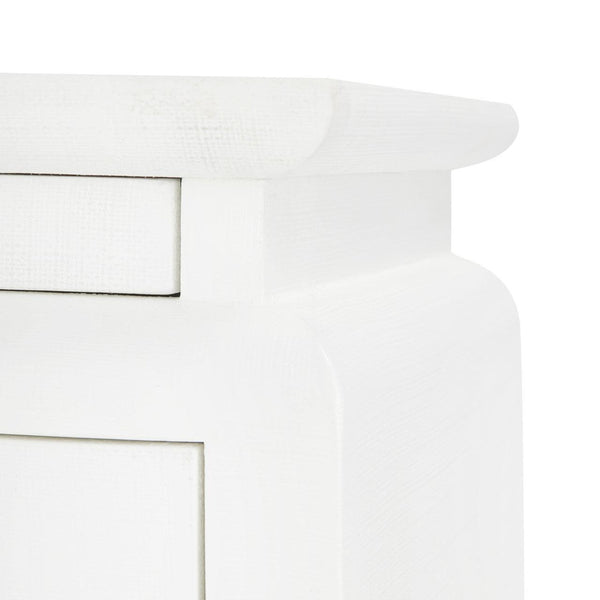 Elina 3-Drawer Side Table-Blue Hand Home