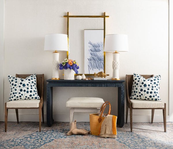 Elina Console / Storm Blue-Villa & House-Blue Hand Home