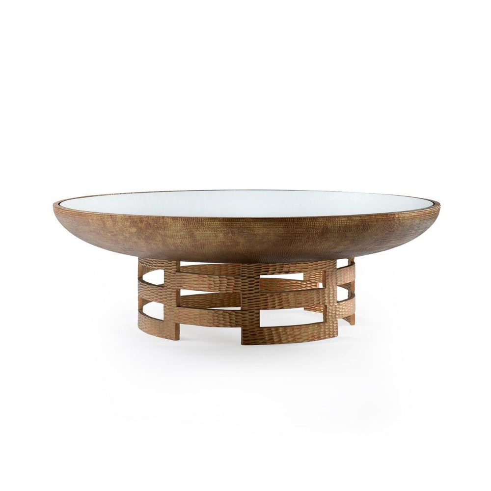 Ella Coffee Table / Antique Brass-Villa & House-Blue Hand Home