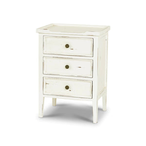 Eton 3 Drawer End Table-Blue Hand Home