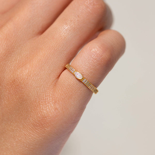 For Keeps Pinky Ring-Blue Hand Home