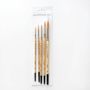 Watercolor paintbrush set-Blue Hand Home