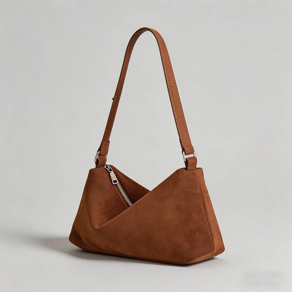 Vintage Suede Shoulder Bag