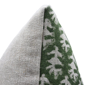 Home Décor Block Design Thick Linen Pillow Cover- Wajeer-Blue Hand Home