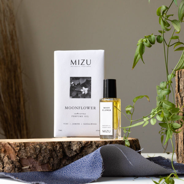 MOONFLOWER All-Natural Botanical Perfume Oil-Blue Hand Home