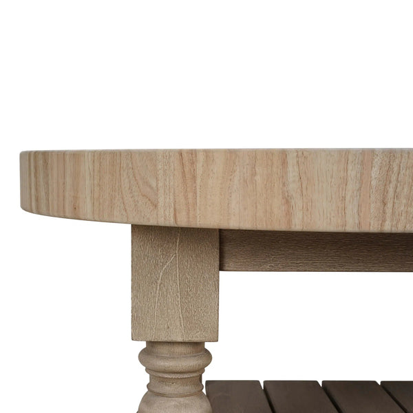Farmhouse Butcher Block Kitchen Island-Blue Hand Home
