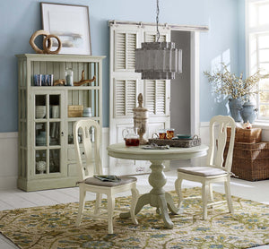 Farmhouse Round Table 42''-Blue Hand Home